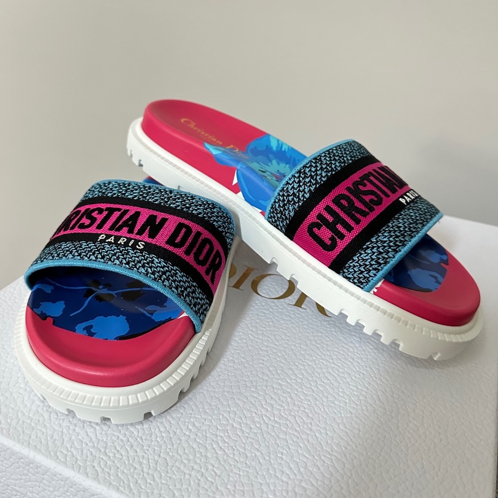 Christian Dior D-FLOWER POP EM Sandals